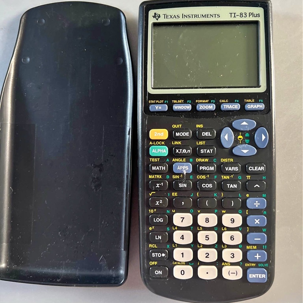 Texas Instruments TI-83 Plus Black Graphing Device
